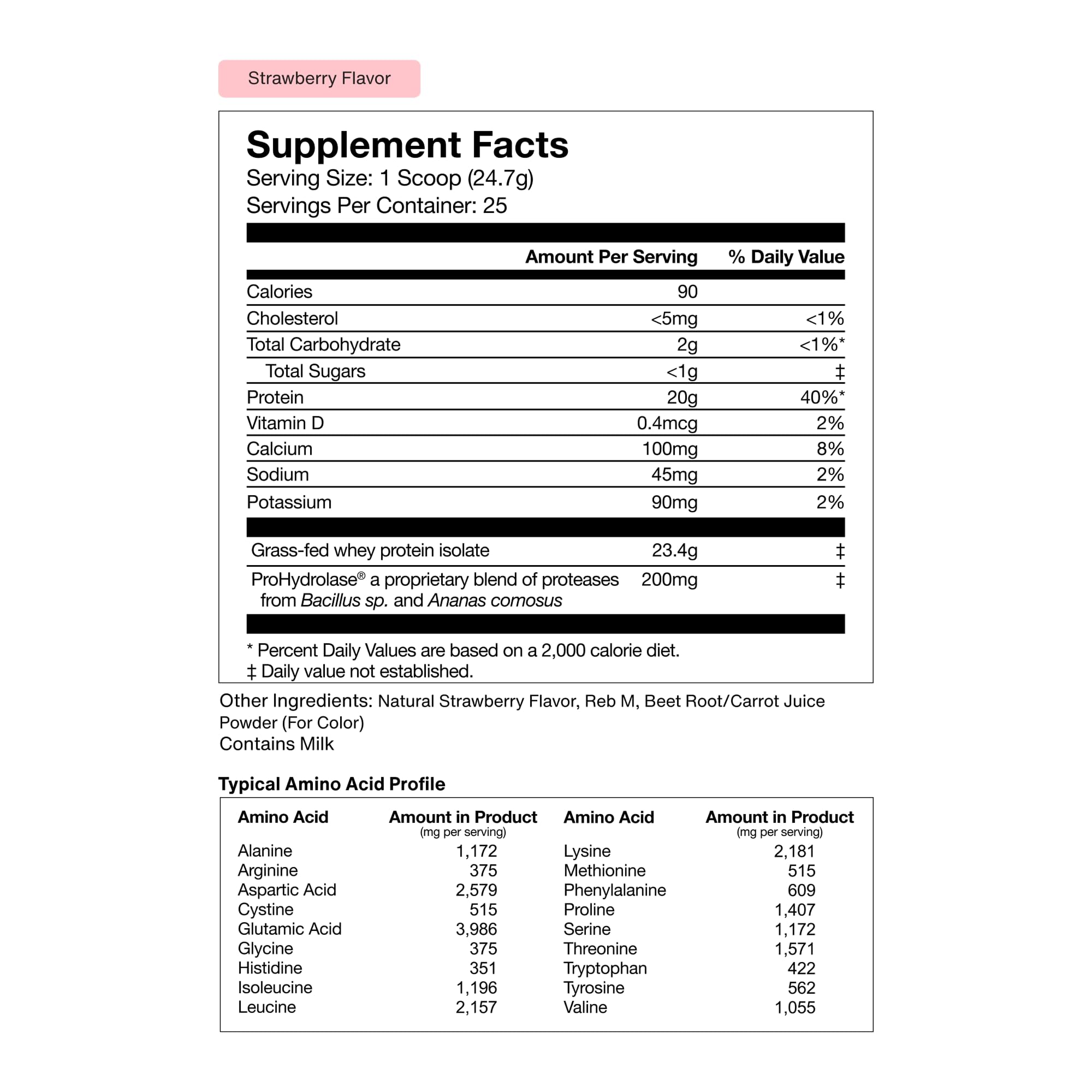 Momentous Arnold's Stack - Creatine Monohydrate Powder, Essential Grass-Fed Whey Protein Powder (Strawberry) & Vitamin D3 (2000 IU) - Daily Fundamentals to Support Muscle Strength & Longevity - Image 6