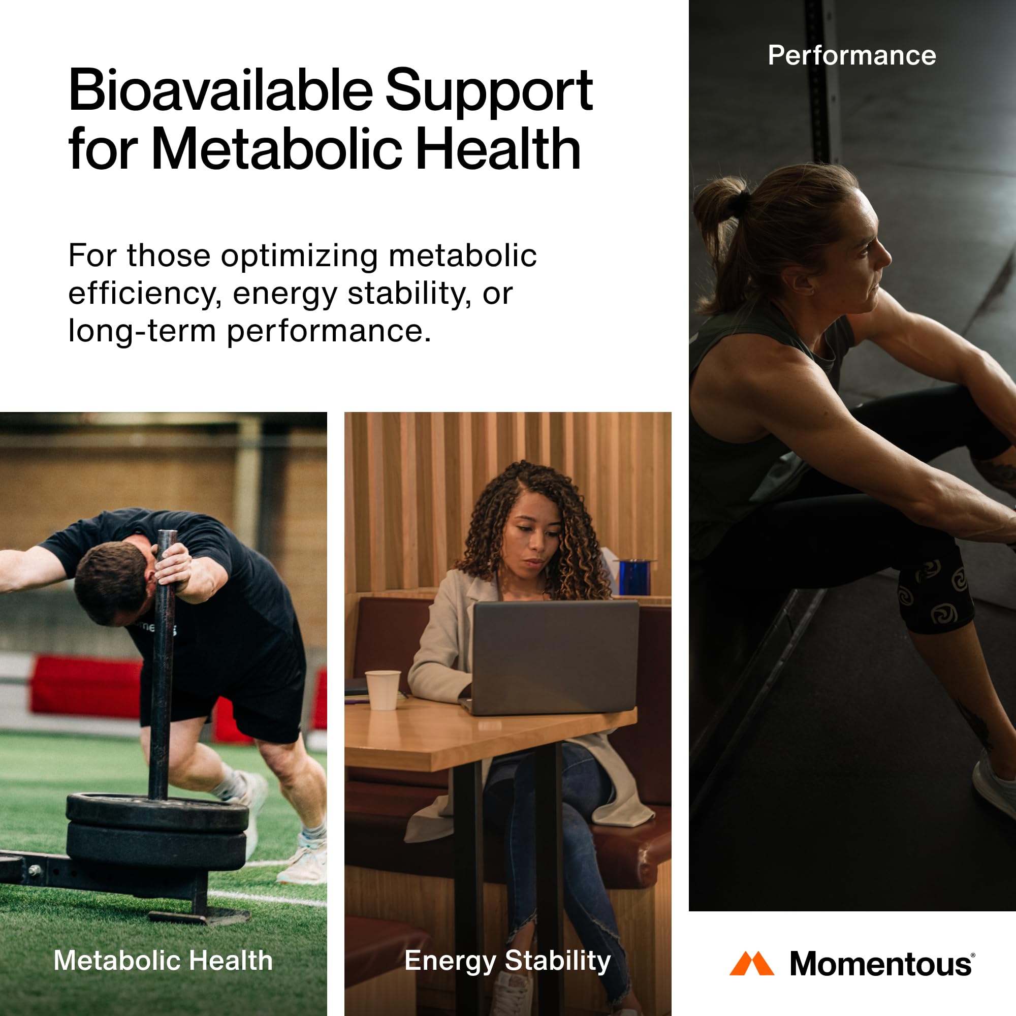 Momentous Berberine - Natural Bioavailable Supplement Formulated from Plant Alkaloid to Help Support Metabolic & Cardiovascular Health - Vegan - Gluten Free - NSF Certified for Sport - 60 Servings - Image 4