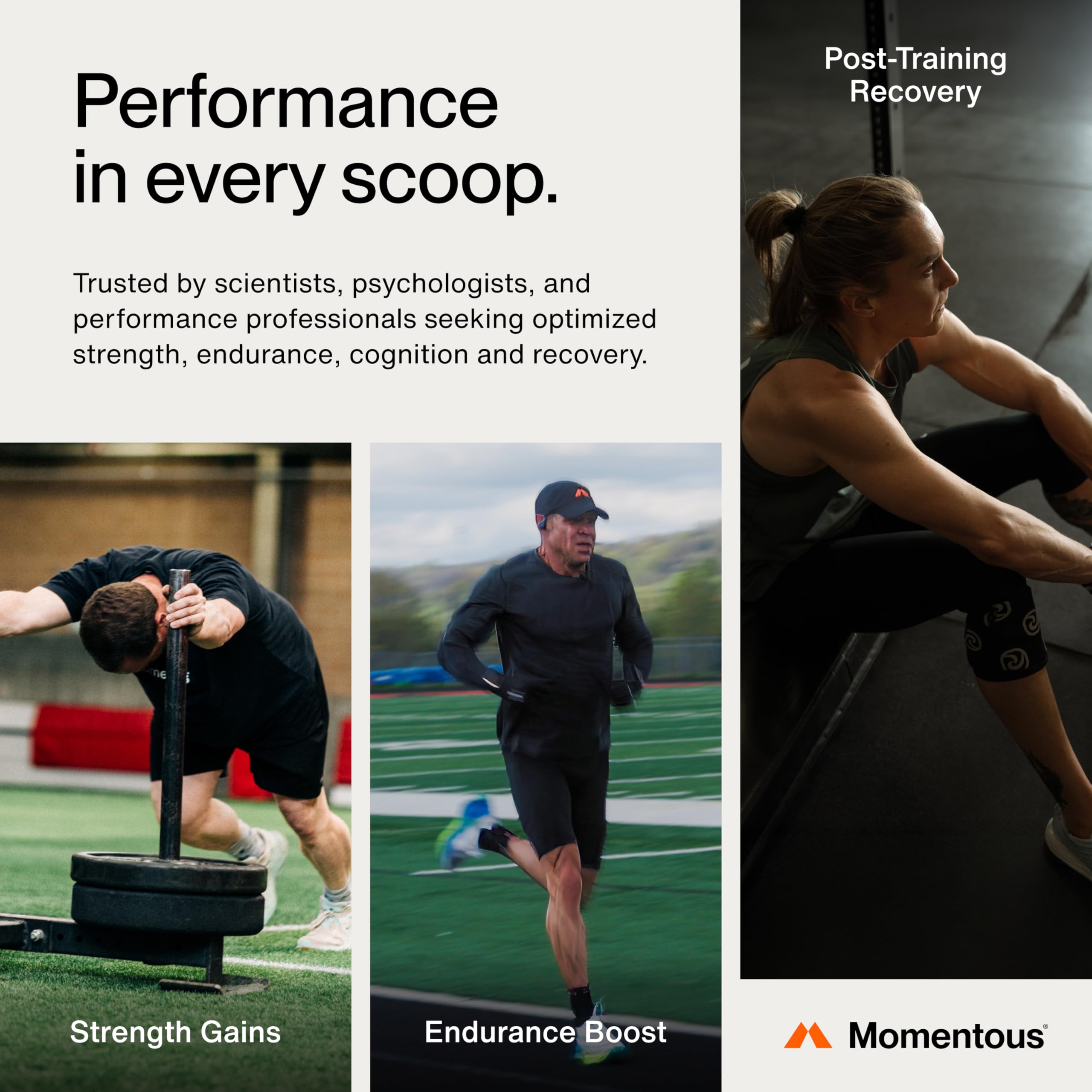 Momentous Creatine Lemon Monohydrate Powder - Creatine Powder - Supports Strength, Lean Muscle, & Recovery for Men & Women - NSF Certified for Sport - 6.49 g per Serving - 15 Servings - Image 7