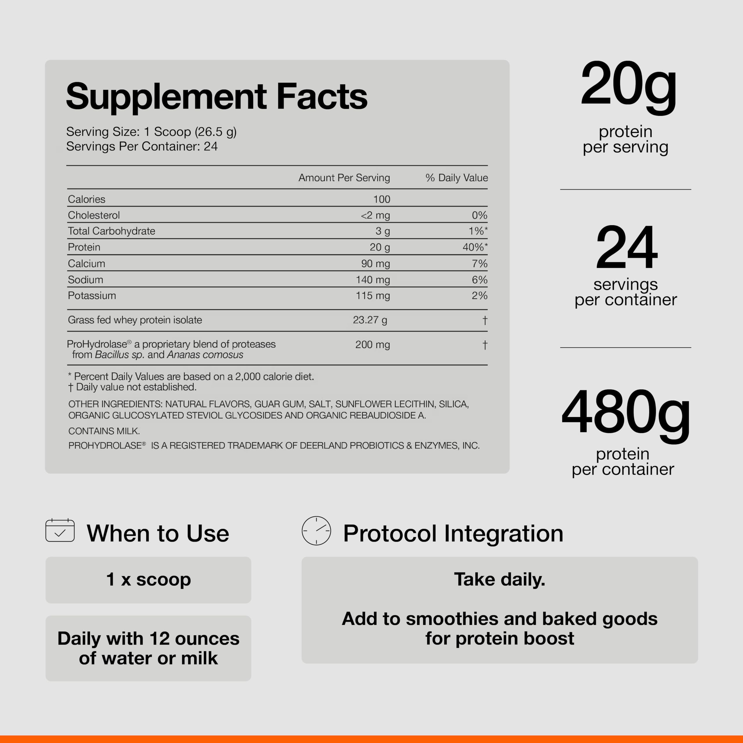 Momentous Creatine Monohydrate Powder & Essential Grass-Fed Whey Vanilla Protein Powder - Supports Strength, Lean Muscle, & Recovery - 20 g Isolate Protein - NSF Certified for Sport - Gluten-Free - Image 8