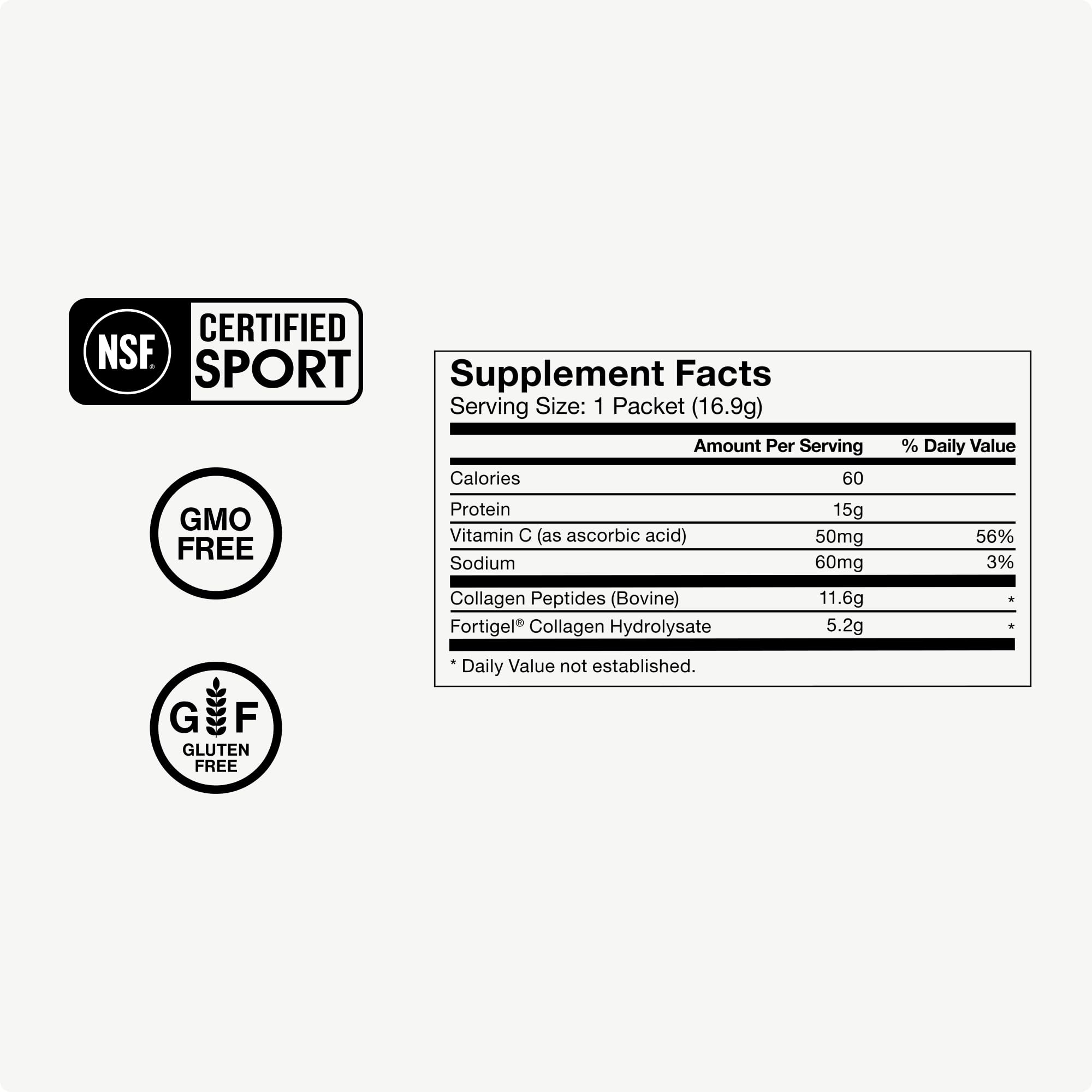 Momentous Creatine Monohydrate Powder & Grass-Fed Collagen Peptides Powder Stack - Supports Strength, Lean Muscle, & Recovery - FORTIGEL & Vitamin C for Hair, Skin, Nails, & Joint Health Support - Image 9