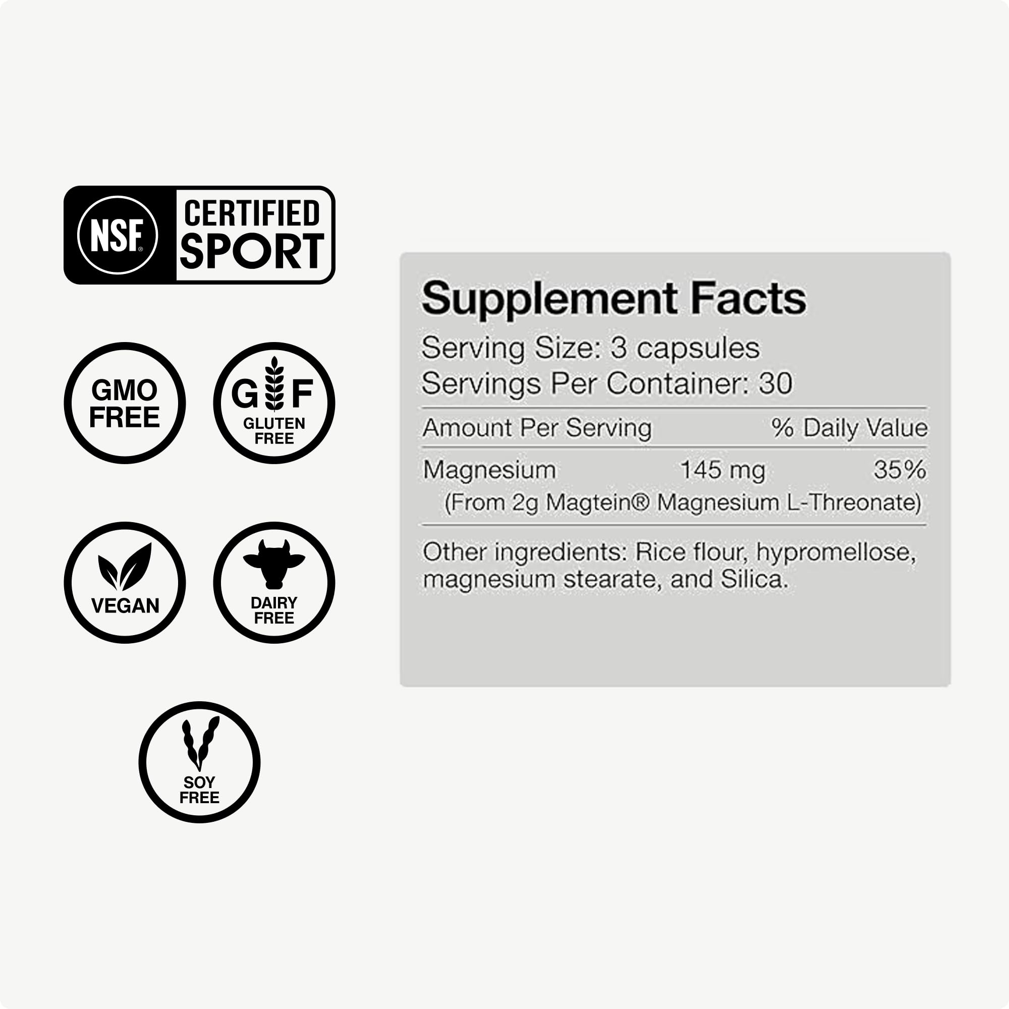 Momentous Magtein Magnesium L-Threonate 145mg, Tongkat Ali for Men and Women Supplement for Health & Wellness, Hormone, Energy & Mood Support - Root Extract Powder, Cognitive Function & Rest Support - Image 5