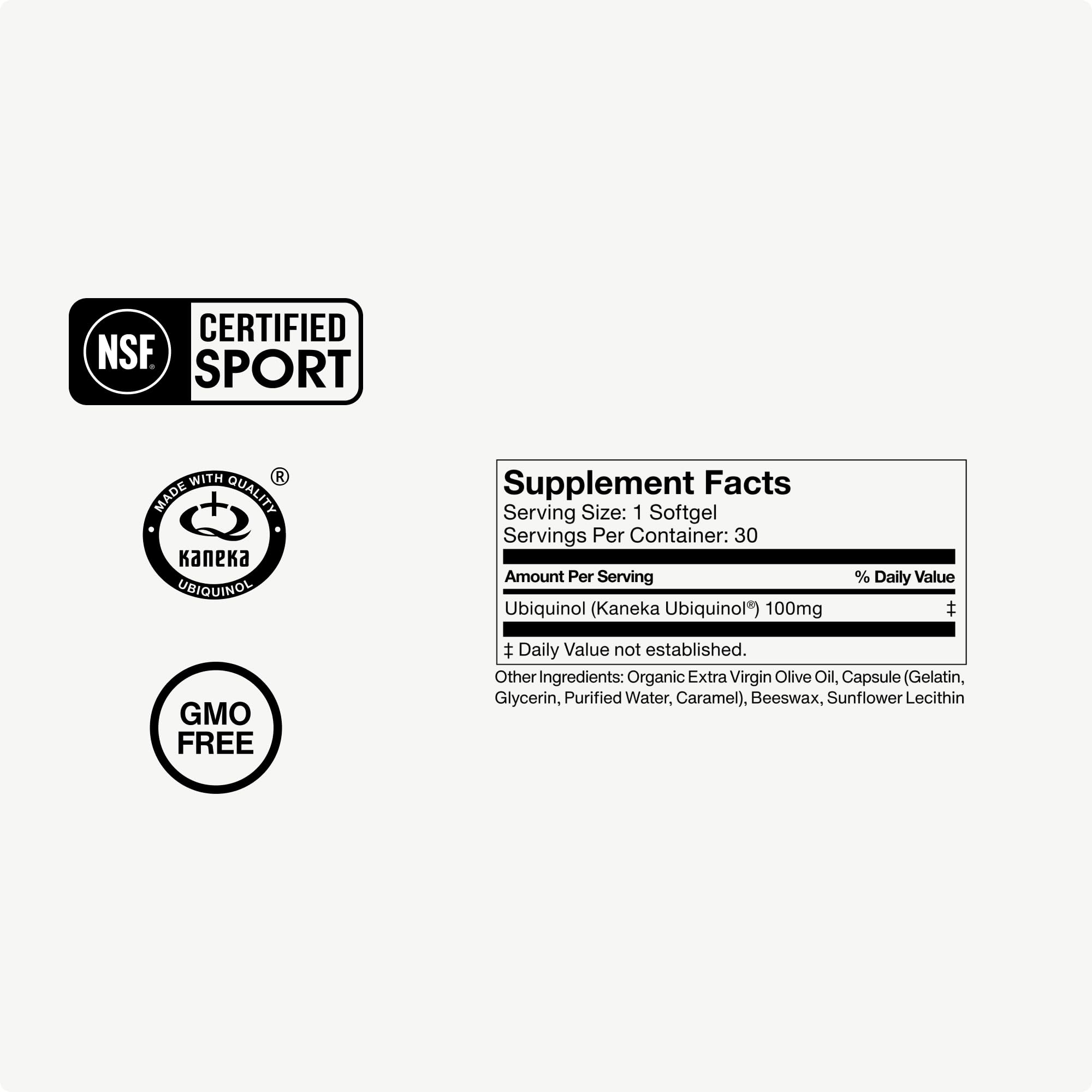 Momentous Ubiquinol - 42 g Plant-Based CoQ10 Softgel Supplement for Foundational Health Support - NSF Certified for Sport - GMO- & Gluten-Free - 30 Servings - Image 5